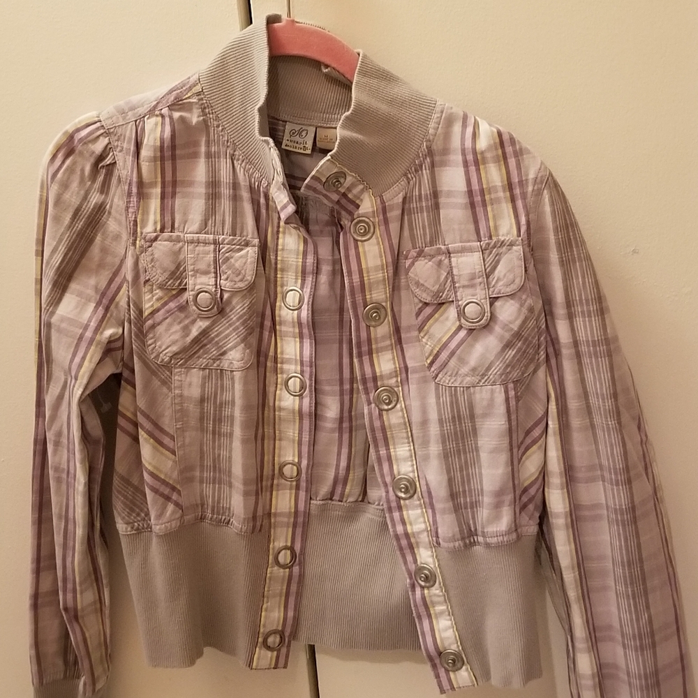 Girls jacket buttoned down